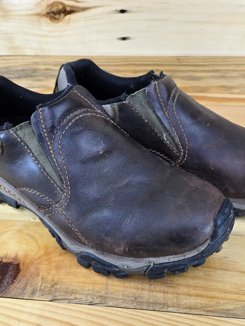 Merrell Mens Moab Rover Moc Shoes Kangaroo J21307 Size 11 Hiking Casual